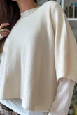 Conrad Layer Knit Vanilla
