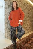 Conrad Oversized Boxy Knit Ginger /20=