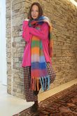 Conrad Oversized Boxy Knit Hot Pink /20=