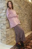 Conrad Oversized Boxy Knit Indian Rose /20=