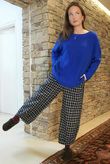 Conrad Oversized Boxy Knit Lapis /20=