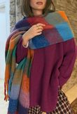 Conrad Oversized Boxy Knit Magenta /20=
