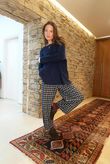 Conrad Oversized Boxy Knit Navy /20=
