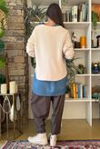 Conrad Round Neck Skim Knit Calico