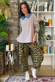 Conrad Round Neck Skim Knit Mocha Marl