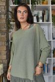 Conrad Slouch Cotton Knit Khaki - 