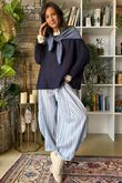 Conrad Slouch Cotton Knit Navy - /10 Pre Order 1Week 