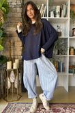 Conrad Slouch Cotton Knit Navy - /10 Pre Order 1Week 