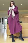 Cooper Needlecord Smock Dress Beetroot  /14 =