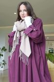 Cooper Needlecord Smock Dress Beetroot  /14 =