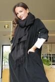 Cooper Needlecord Smock Dress Black  /14 =