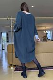 Cooper Needlecord Smock Dress Charcoal  /14 =