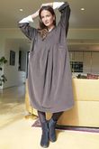 Cooper Needlecord Smock Dress Coffee Bean  /14 =