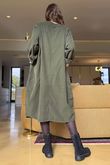 Cooper Needlecord Smock Dress Deep Moss /14 =