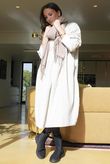 Cooper Needlecord Smock Dress Stone  /14 =