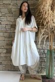 Dahlia Shirt Dress White /16=