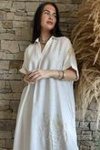 Dahlia Shirt Dress White /16=