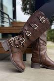 Dakota Biker Boot Brown