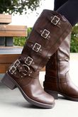 Dakota Biker Boot Brown