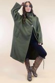 Dalton Funnel Coat Deep Khaki 