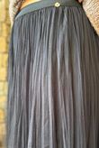 Darcey Dancing Hem Tulle Midi Skirt Black