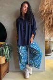 Darcy Smock Blouse Navy