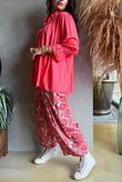 Darcy Smock Blouse Soft Strawberry