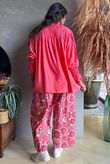 Darcy Smock Blouse Soft Strawberry