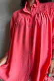 Darcy Smock Blouse Soft Strawberry