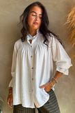 Darcy Smock Blouse White
