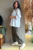 Darcy Smock Blouse White