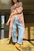Darling Knit Trench Rust 