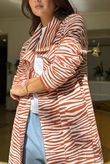 Darling Knit Trench Rust 