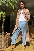 Darling Knit Trench Rust 