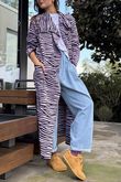 Darling Knit Trench Amethyst