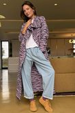 Darling Knit Trench Amethyst