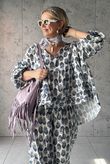 Daughter Of Ibiza Artist Smock French Navy & Denim