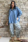 Daughter Of Ibiza Bloomer Pant French Navy & Denim 