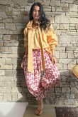 Daughter Of Ibiza Bloomer Pant Fuchsia & Marigold