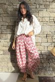 Daughter Of Ibiza Bloomer Pant Fuchsia & Marigold
