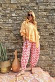 Daughter Of Ibiza Bloomer Pant Fuchsia & Marigold