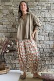 Daughter Of Ibiza Bloomer Pant Marigold & Jade