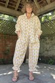 Daughter Of Ibiza Bloomer Pant Ochre & Rose