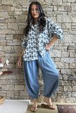 Daughter Of Ibiza Boyfriend Shirt French Navy & Denim