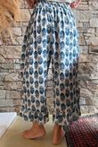 Daughter Of Ibiza Indira Frill Kick Pant French Navy & Denim