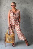 Daughter Of Ibiza Indira Frill Kick Pant Marigold & Jade