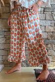 Daughter Of Ibiza Indira Frill Kick Pant Marigold & Jade