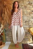 Daughter Of Ibiza Indira Frill Tank Merlot & Mauve