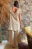 Daughter Of Ibiza Indira Frill Tank Ochre & Rose
