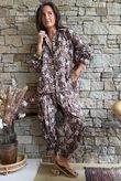 Daughter Of Ibiza Lovechild Bloomer Pant Chocolate & Rose